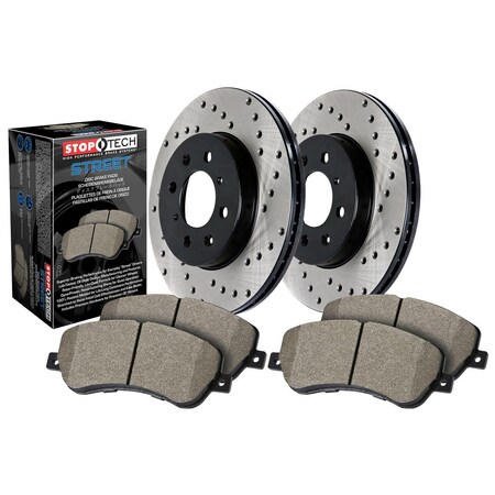 Centric Parts Street Axle Pack-Drilled Rear, 939.35538 939.35538